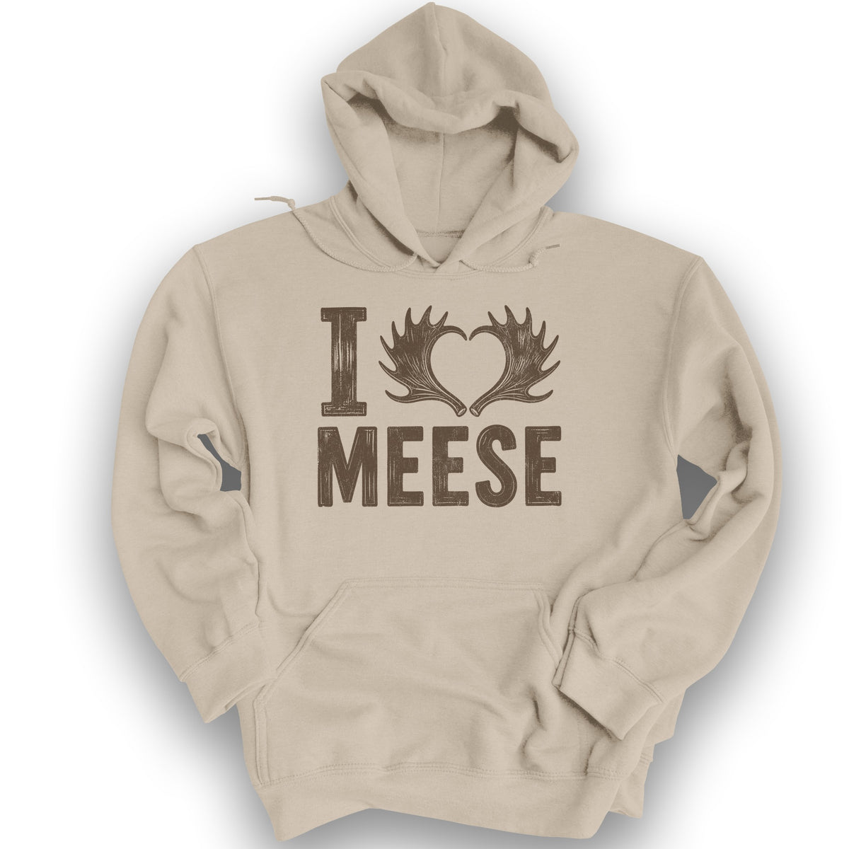 I Love Meese Hoodie - Sand