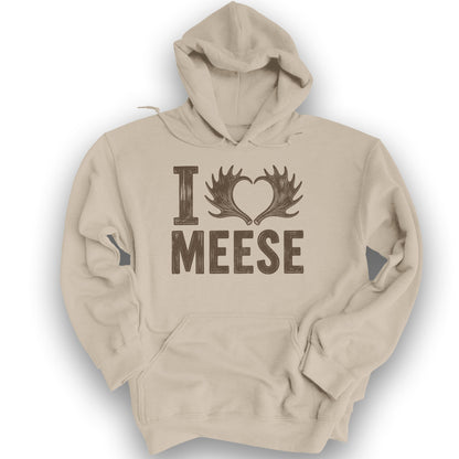 I Love Meese Hoodie - Sand