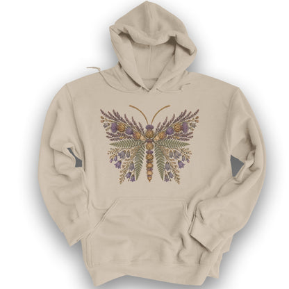 Thistle Butterfly Hoodie - Sand