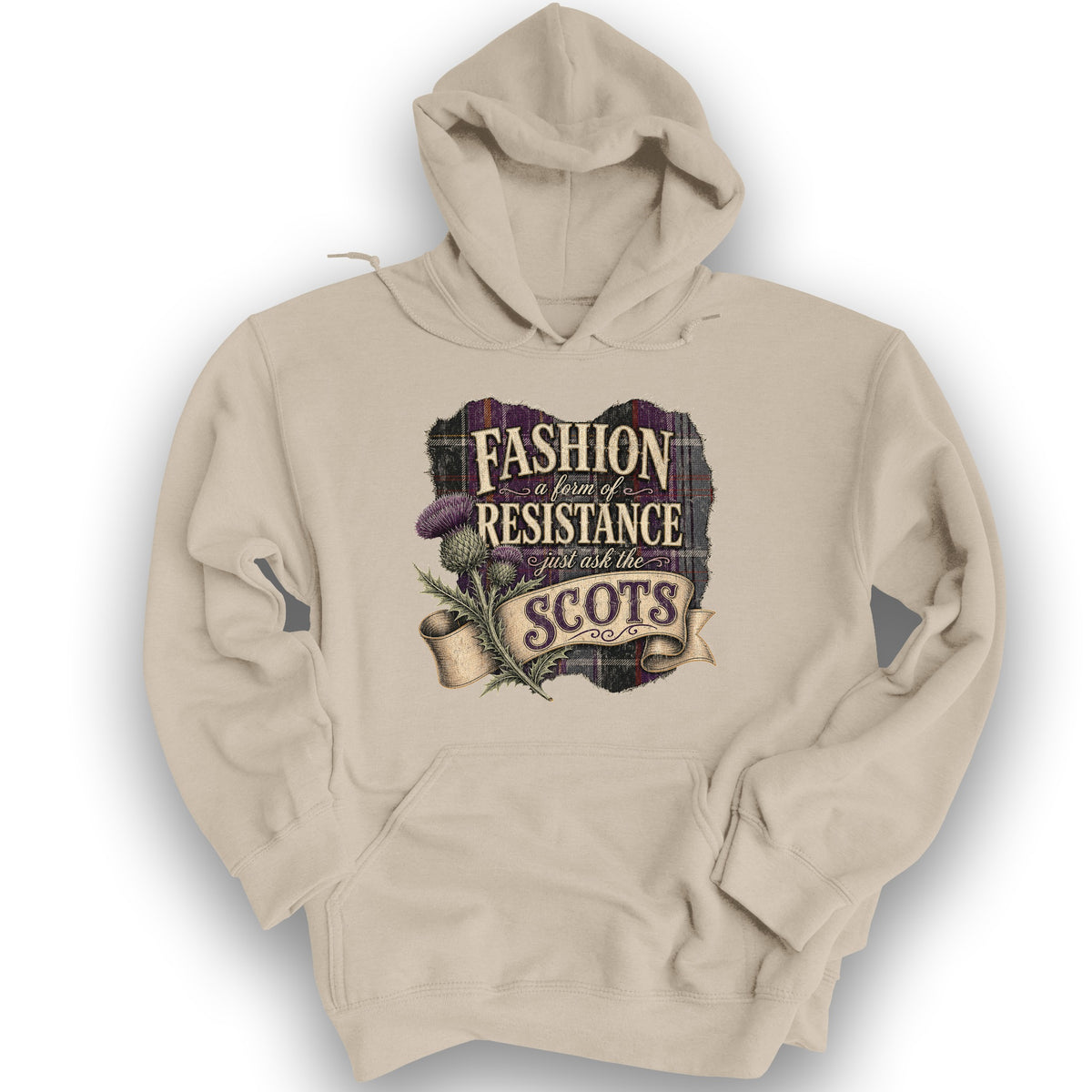 Fashion Resistance Scottish Hoodie - Sand