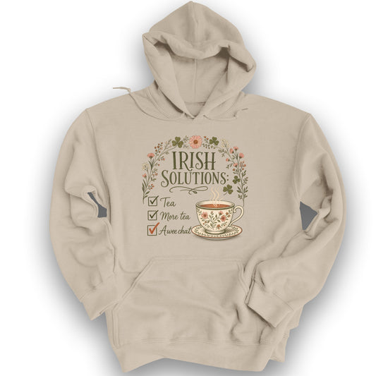 Irish Solutions Tea Cup Hoodie - Sand