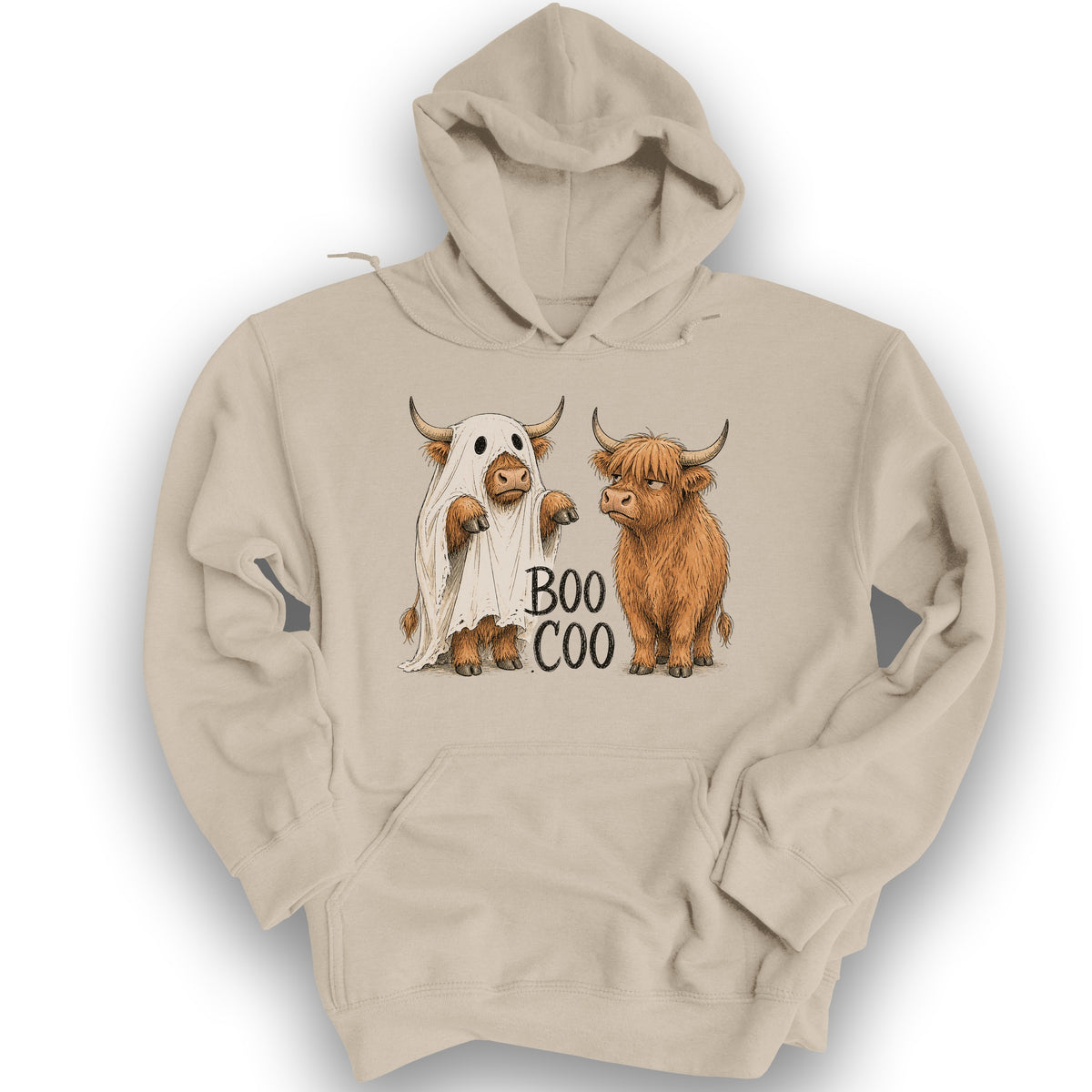 Boo Coo Duo Hoodie - Sand