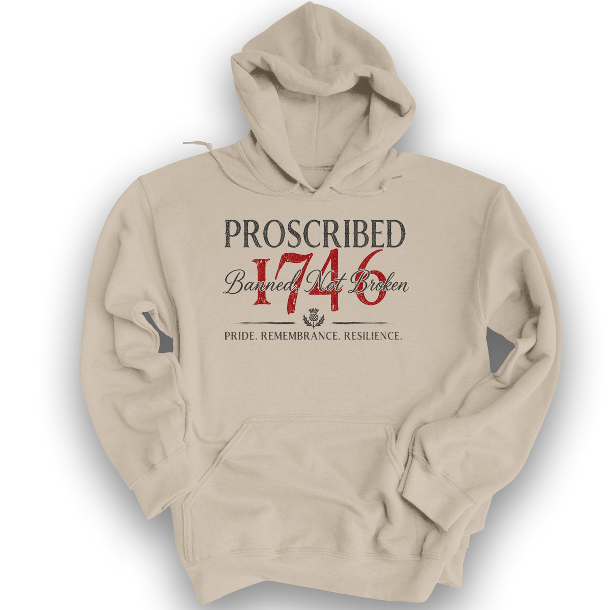 Banned Not Broken Hoodie - Sand