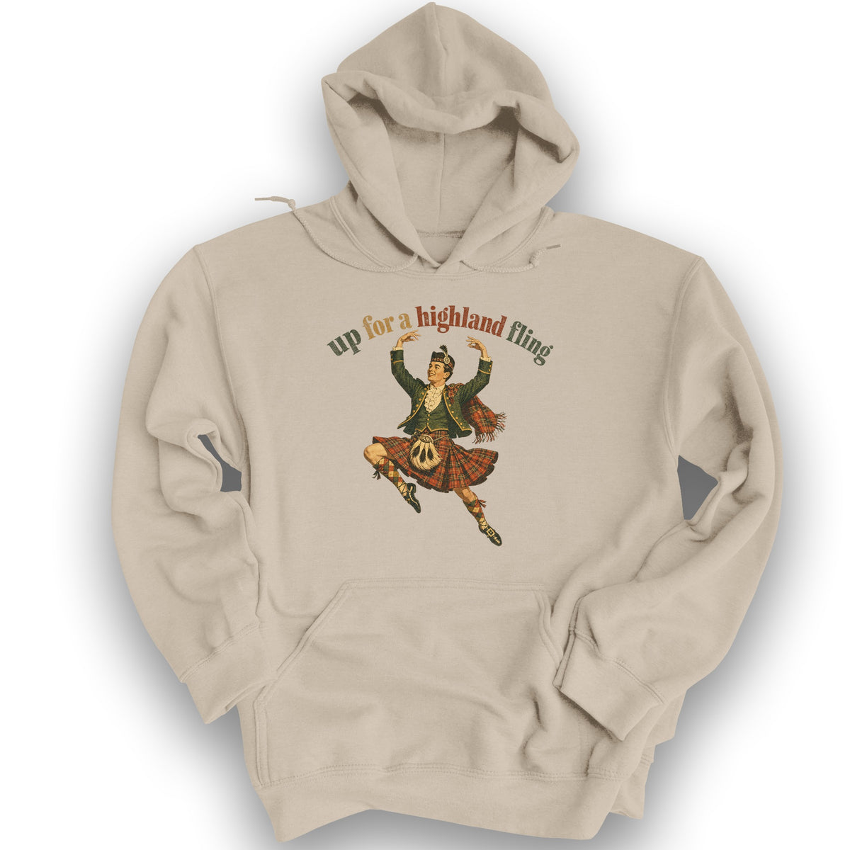 Up For A Highland Fling Hoodie