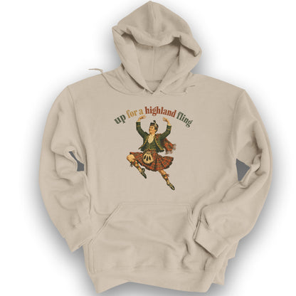 Up For A Highland Fling Hoodie