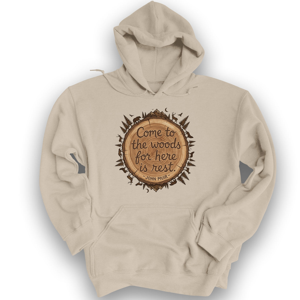 John Muir Woods Hoodie - Sand