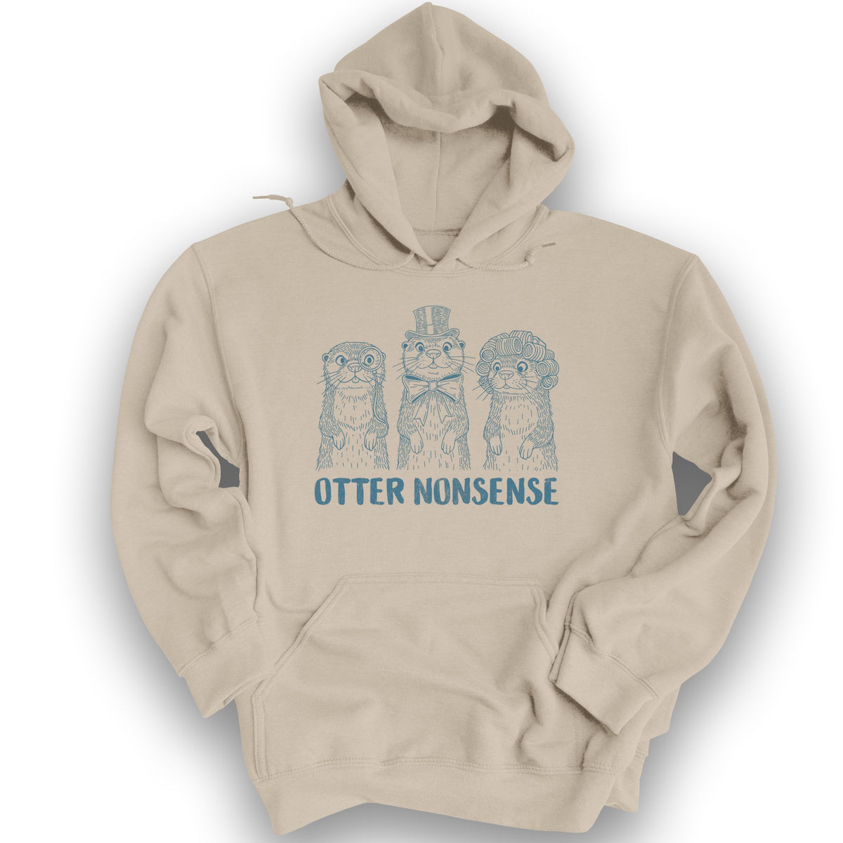 Otter Nonsense Hoodie - Sand