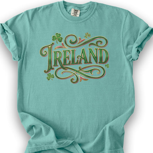 Ireland Glitter Pop T-shirt - Seafoam