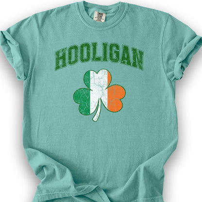 Hooligan Shamrock T-Shirt - Seafoam