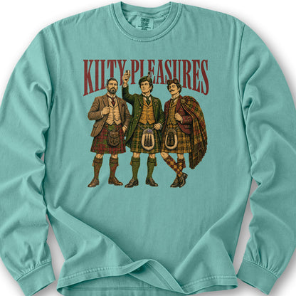 Kilty Pleasures Long Sleeve Shirt - Seafoam