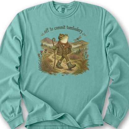 Tomfoolery Frog Long Sleeve Shirt