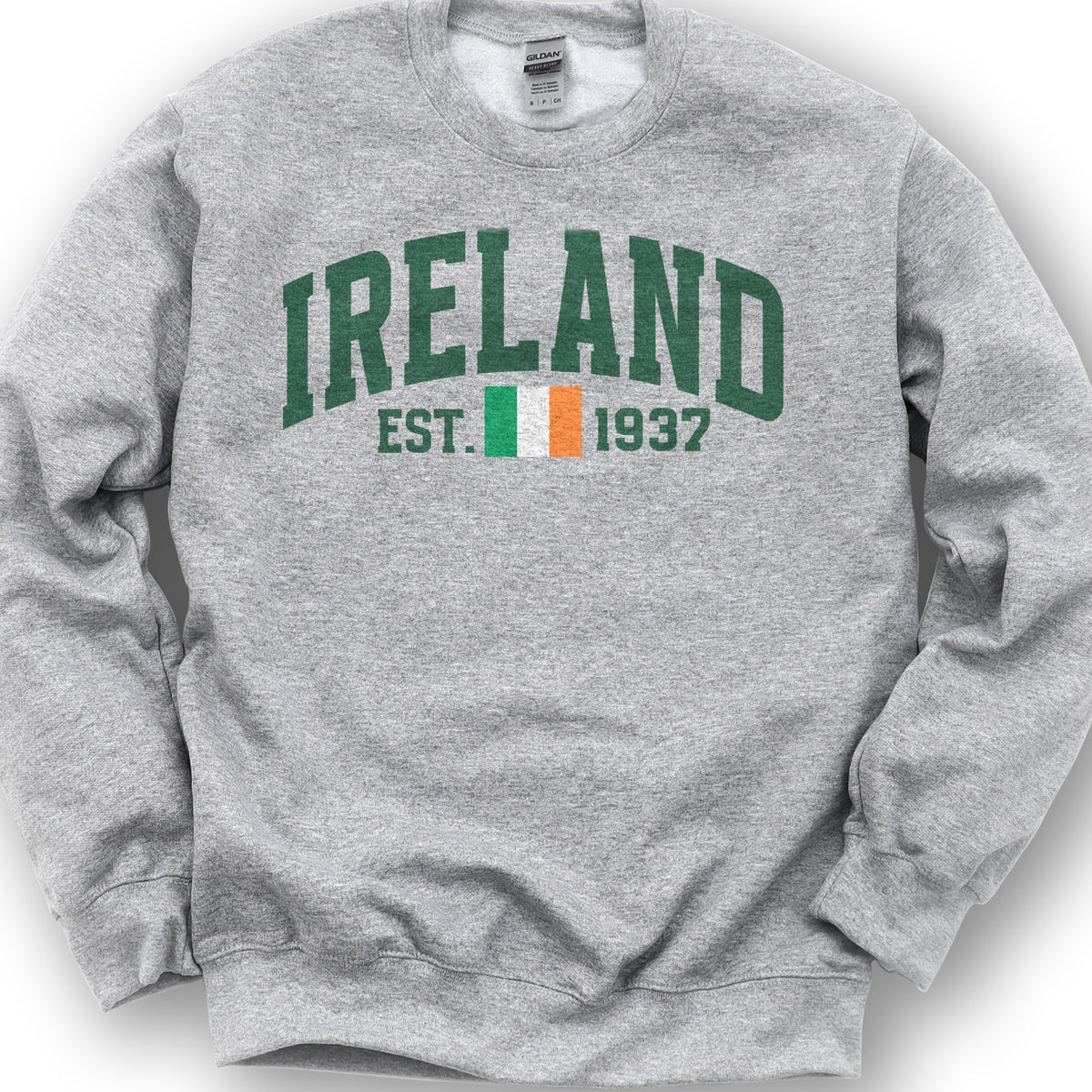 Ireland Varsity Flag Sweatshirt - Sport Grey