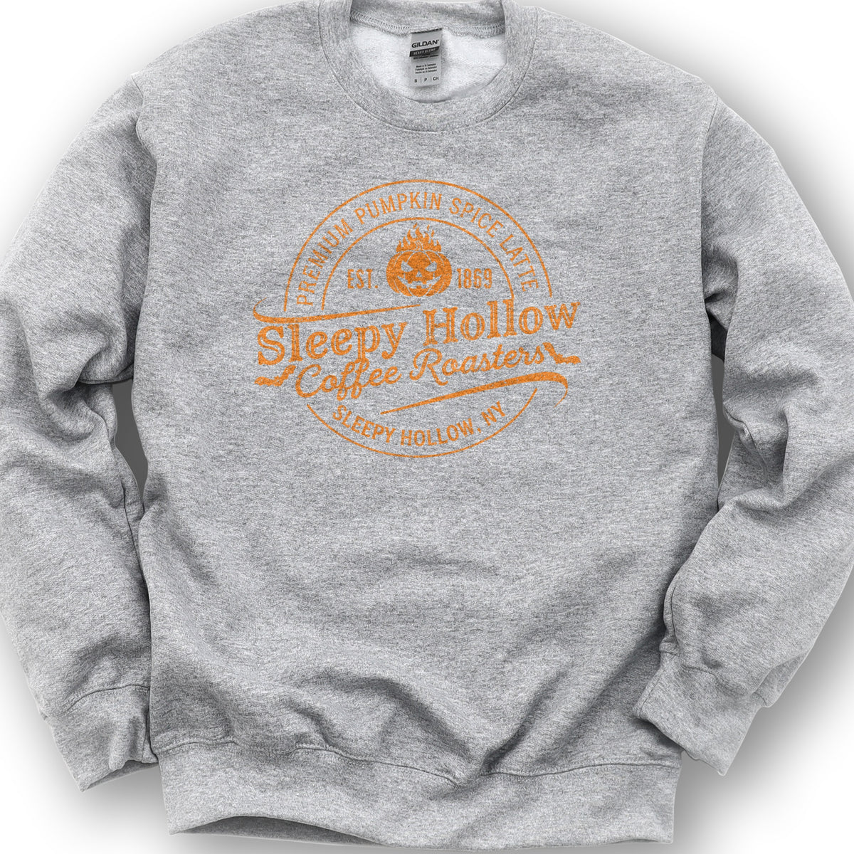 Sleepy Hollow Coffee Roasters Badge Sweatshirt - Sport Grey