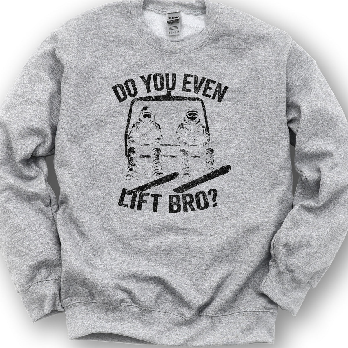 Lift Snowboard Sweatshirt - Sport Grey