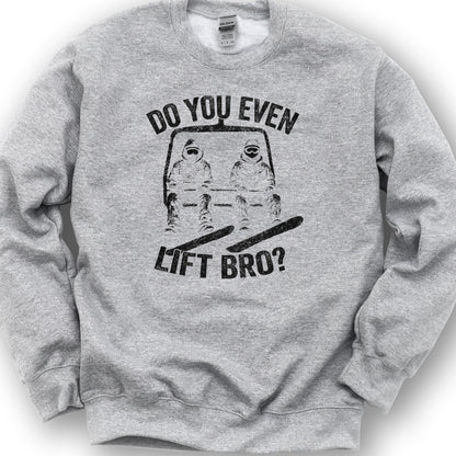 Lift Snowboard Sweatshirt - Sport Grey