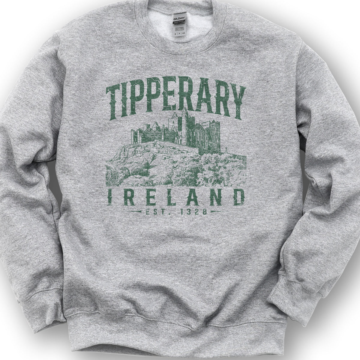 Tipperary Ireland Vintage Sweatshirt - Sport Grey