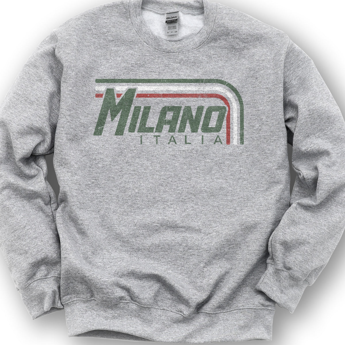 Milano Stripes Sweatshirt - Sport Grey
