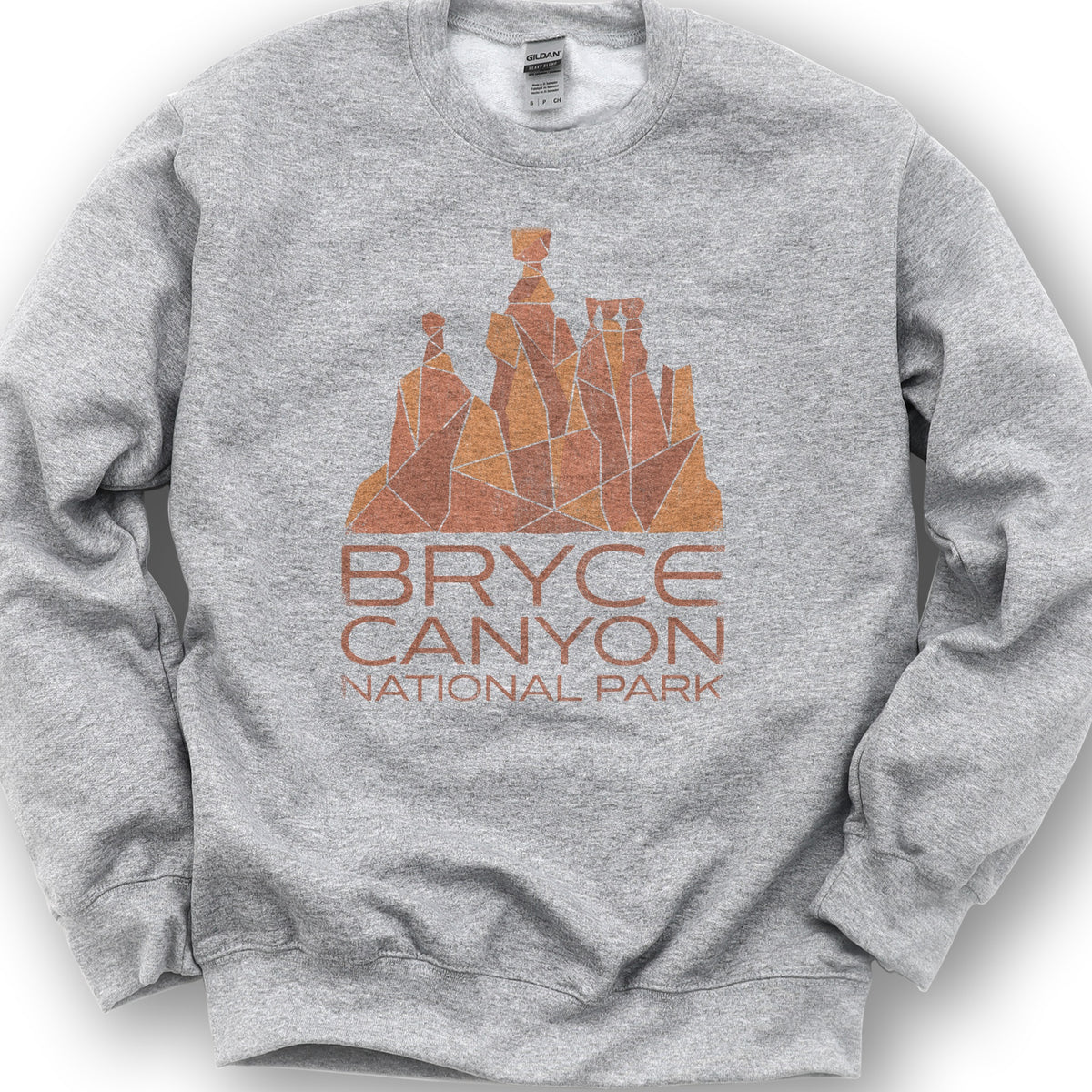 Bryce Canyon Geometry Sweatshirt - Sport Grey