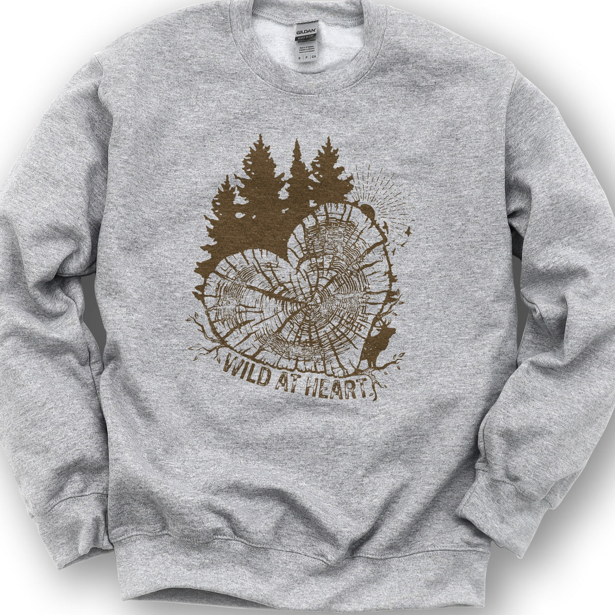 Wild At Heart Sweatshirt - Sport Grey