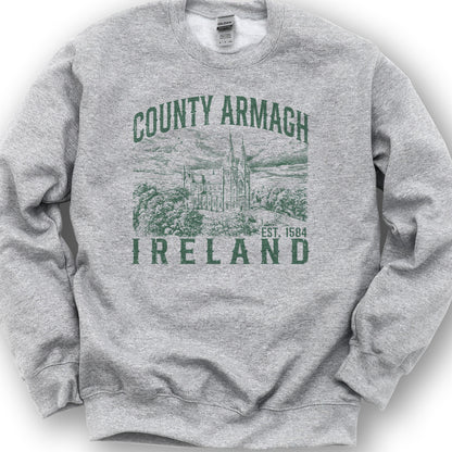County Armagh Ireland Sweatshirt - Sport Grey