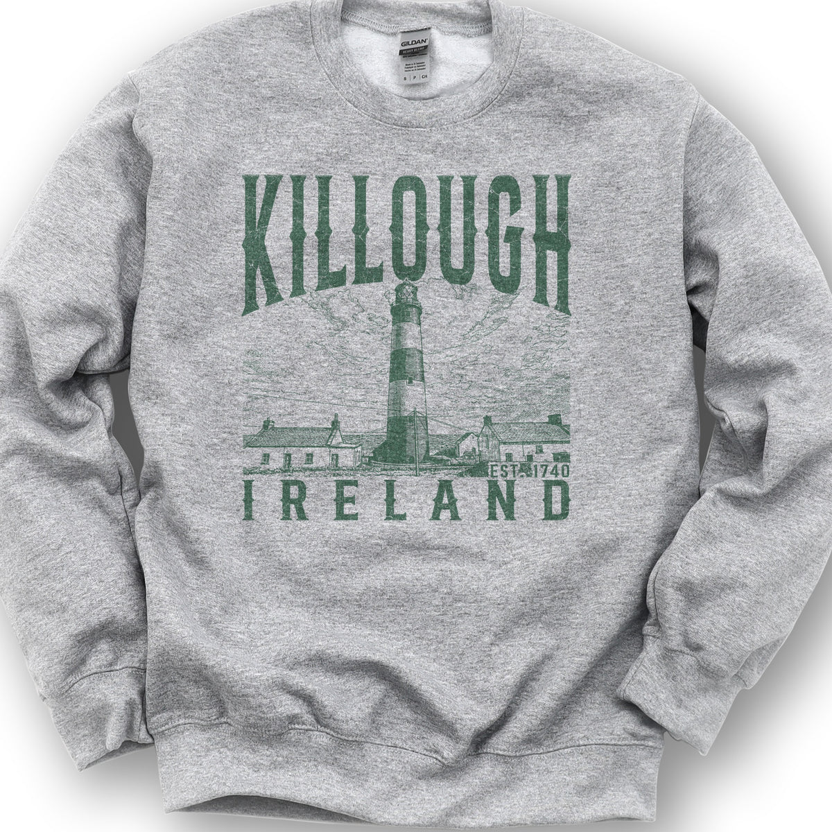 Killough Ireland Sketch Sweatshirt - Sport Grey