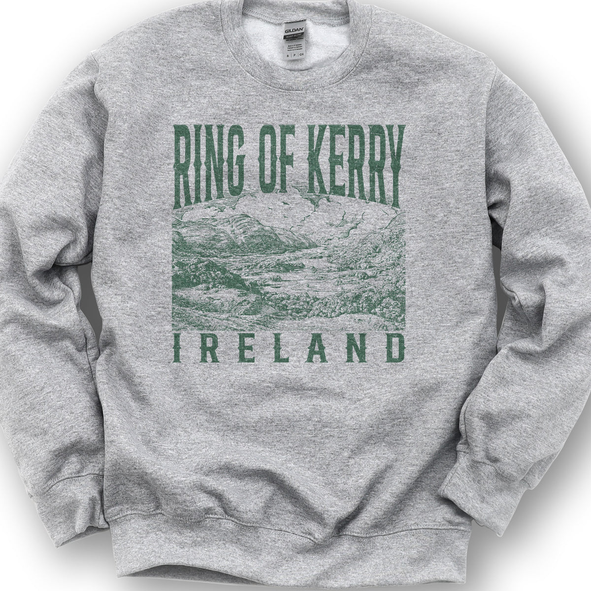 Ring of Kerry Sketch Sweatshirt - Sport Grey