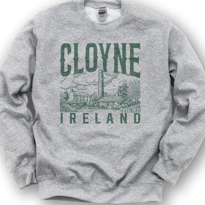Cloyne Ireland Sketch Sweatshirt - Sport Grey