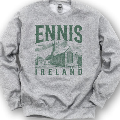 Ennis Ireland Sketch Sweatshirt - Sport Grey