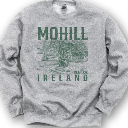 Mohill Ireland Sketch Sweatshirt - Sport Grey