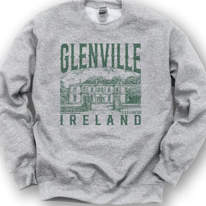 Glenville Ireland Sketch Sweatshirt - Sport Grey