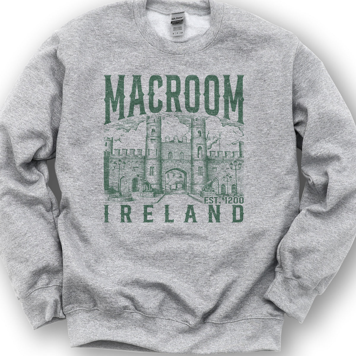 Macroom Ireland Sketch Sweatshirt - Sport Grey