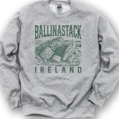 Ballinastack Ireland Sketch Sweatshirt - Sport Grey