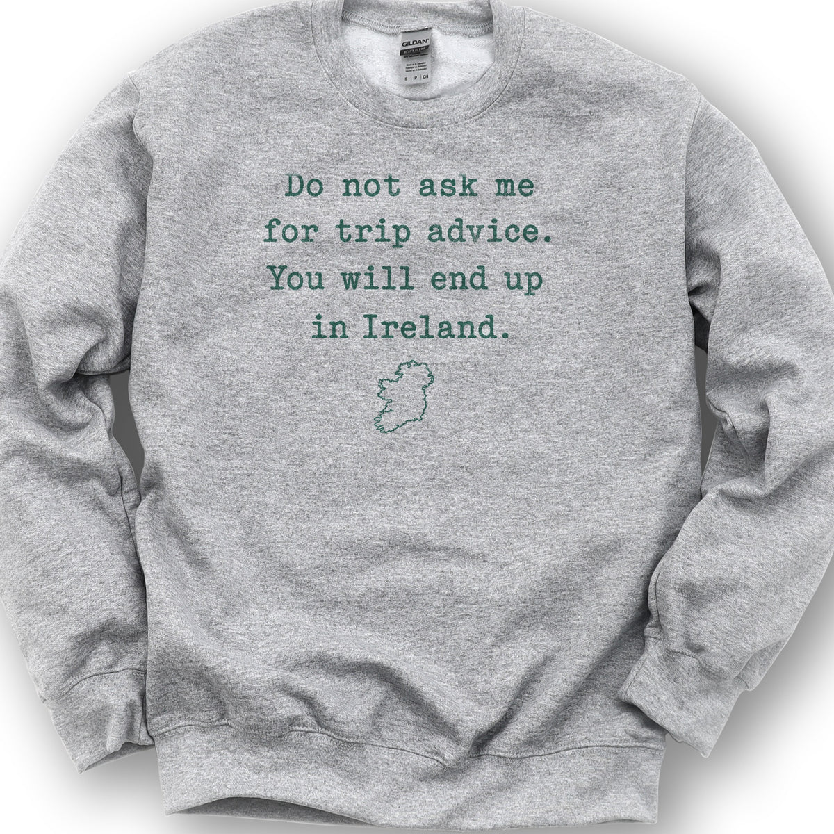 Trip Advice Ireland Sweatshirt - Sport Grey
