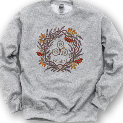 Fómhar Triskele Sweatshirt - Sport Grey