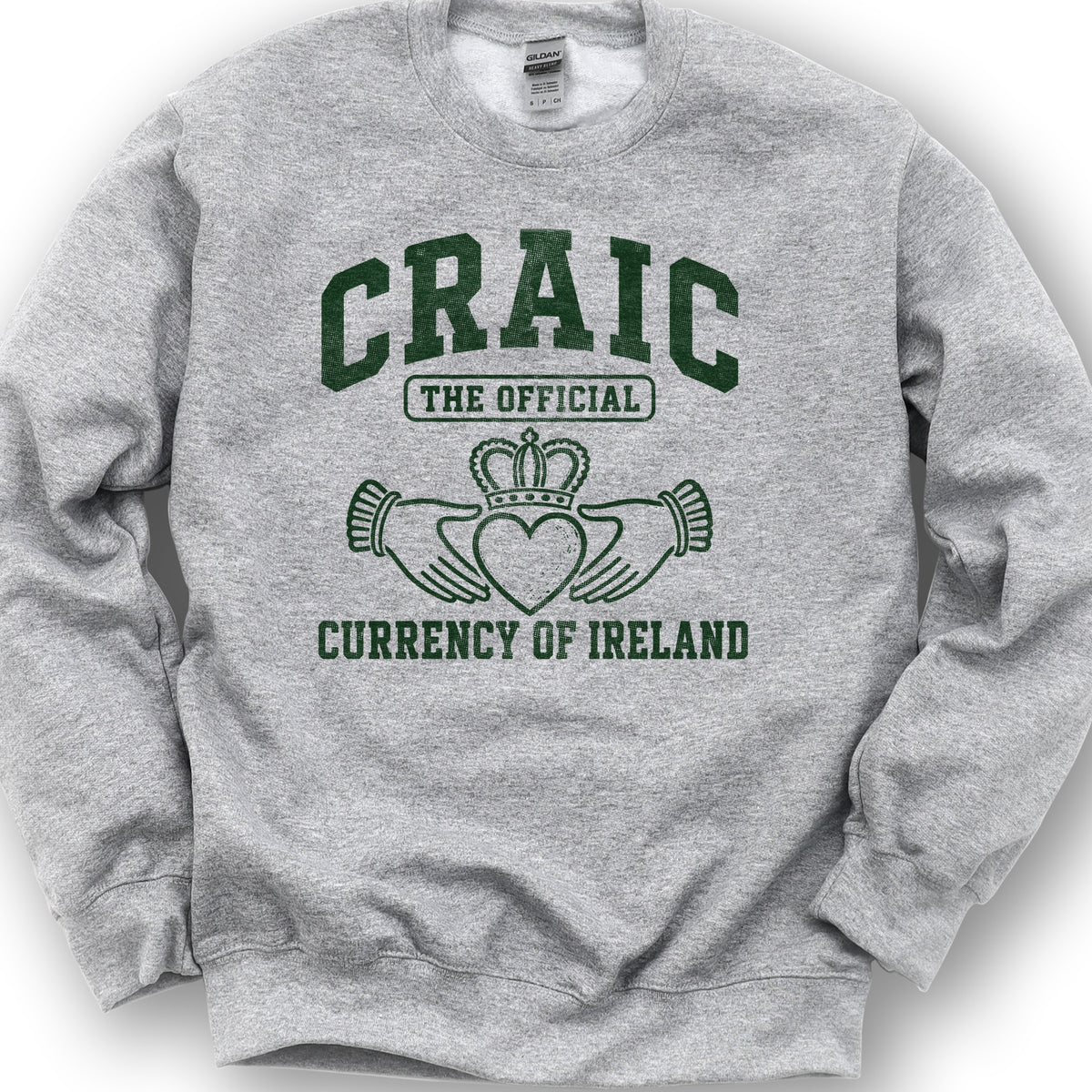 Craic Currency Sweatshirt - Sport Grey