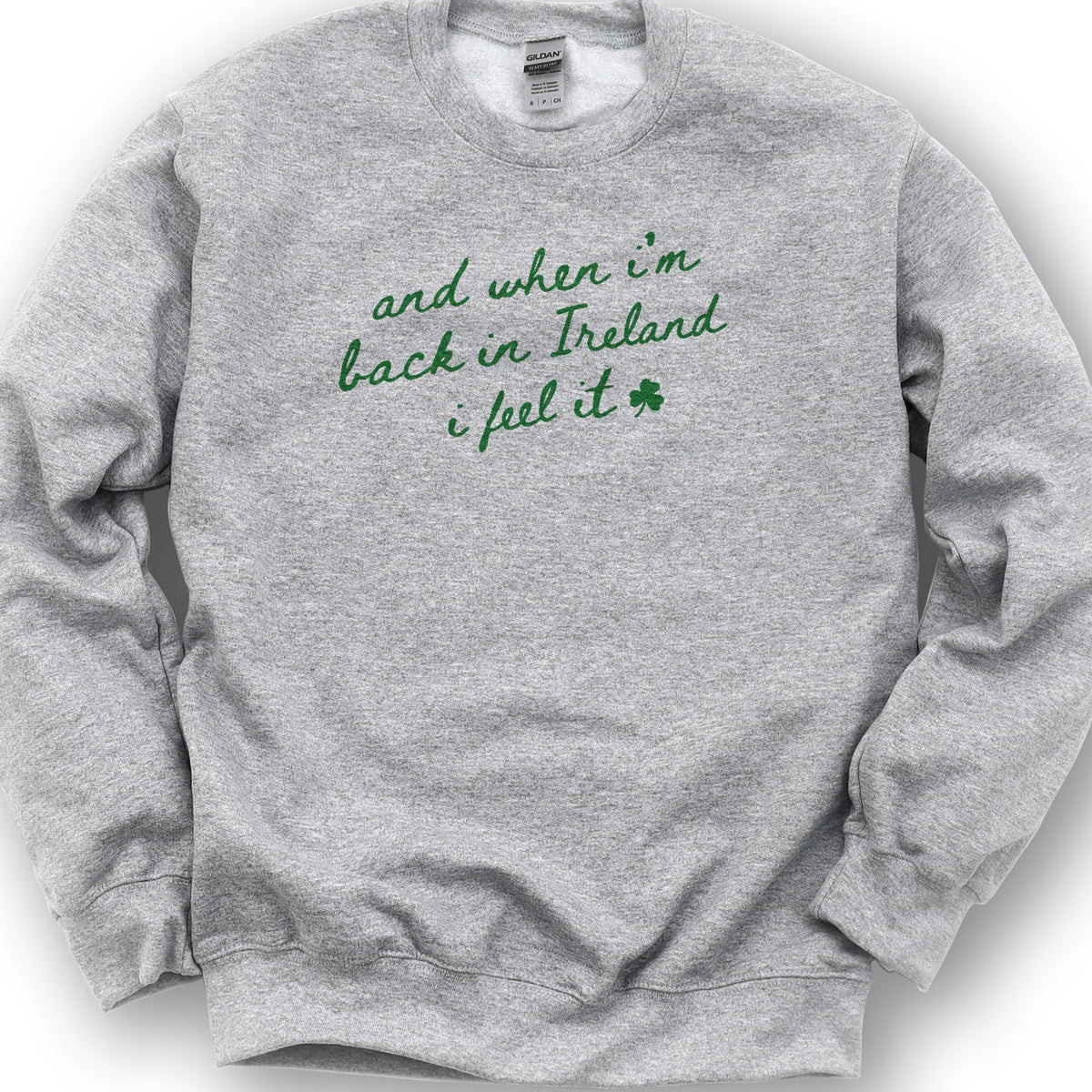 Back In Ireland Sweatshirt - Sport Grey