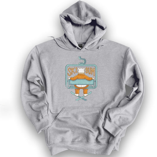 Ski Bum Chairlift Hoodie - Sport Grey