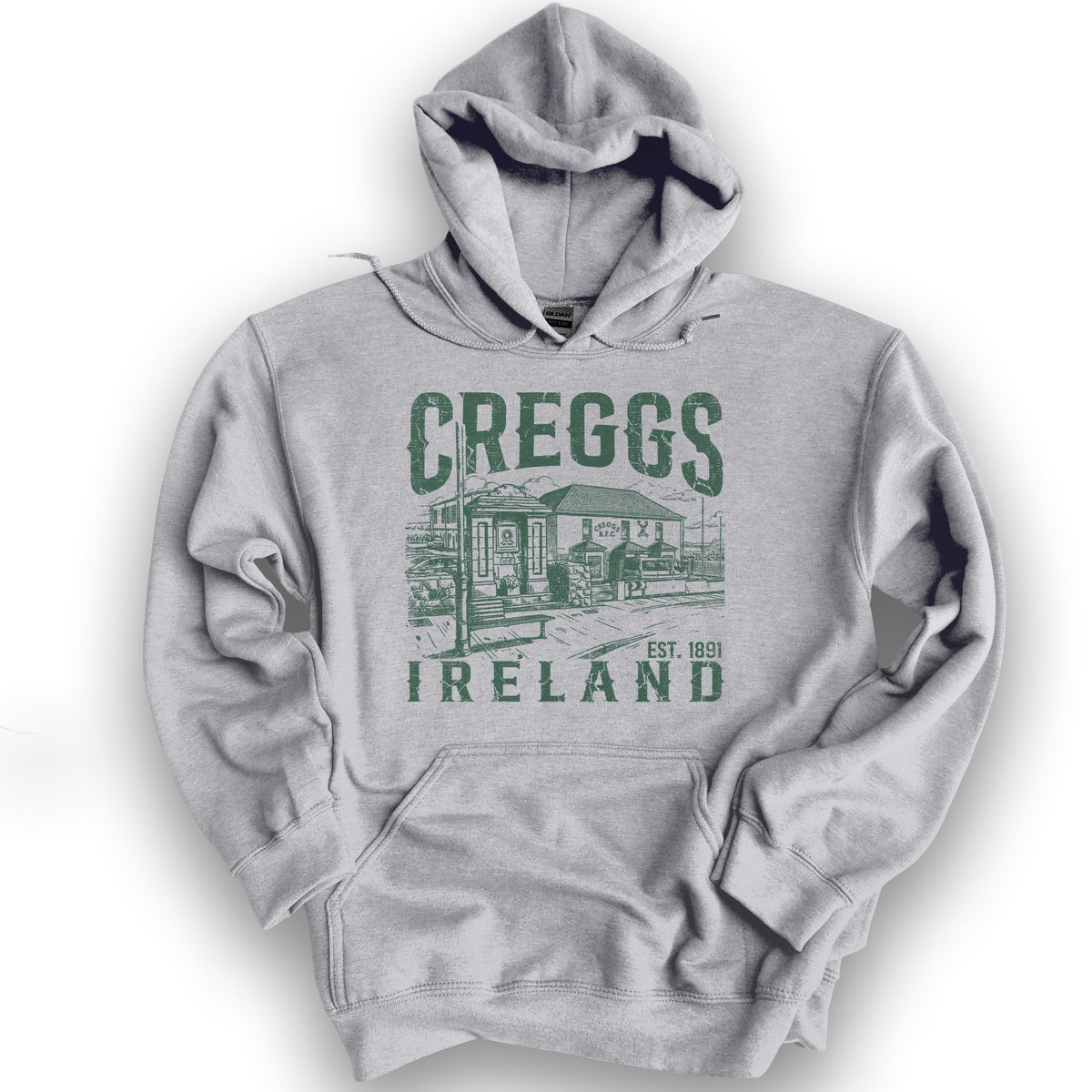 Creggs Ireland Hoodie - Sport Grey