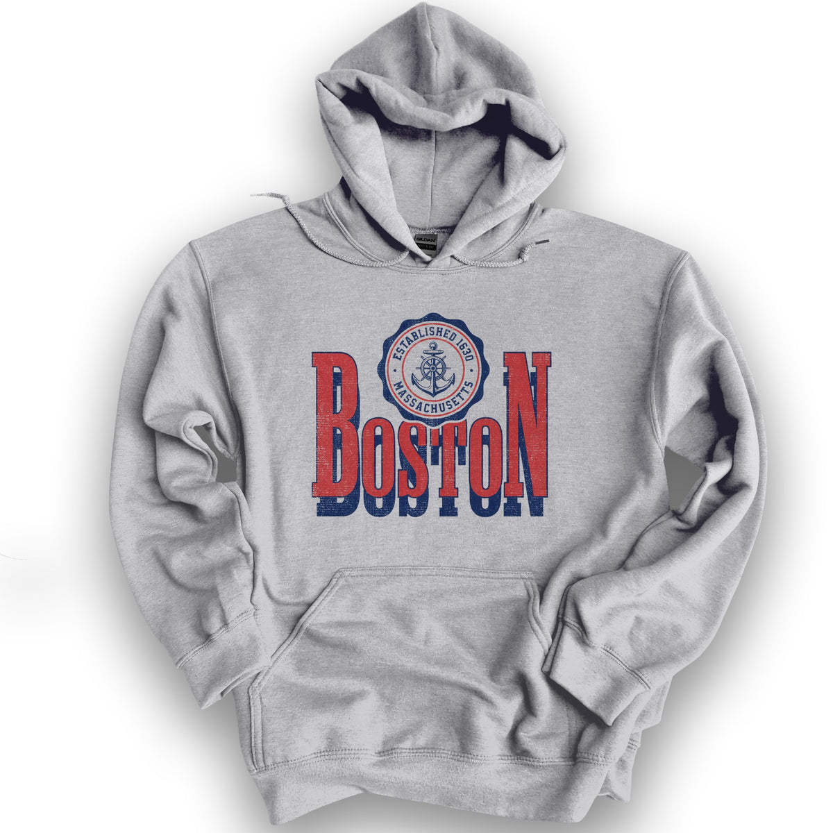 Boston Scoop Hoodie - Sport Grey