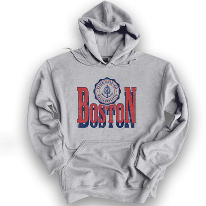Boston Scoop Hoodie - Sport Grey
