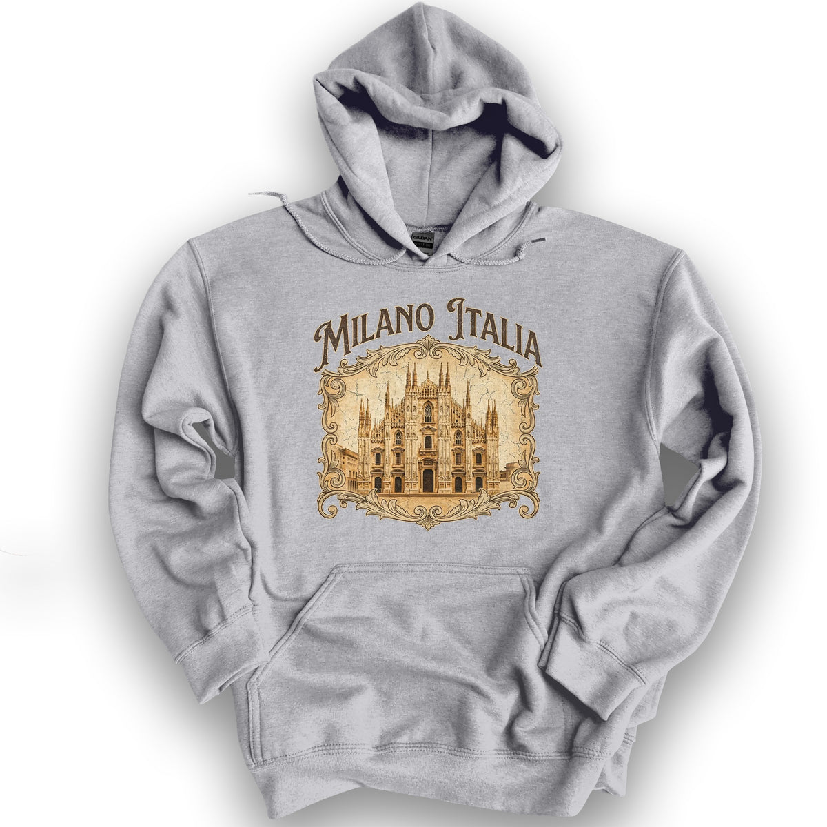 Duomo di Milano Sepia Hoodie - Sport Grey