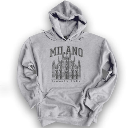 Duomo di Milano Varsity Hoodie - Sport Grey