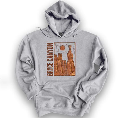 Bryce Canyon Hoodoo Hoodie - Sport Grey