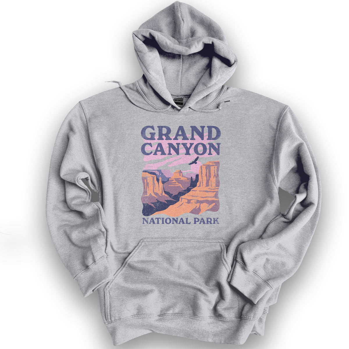Grand Canyon Pastels Hoodie - Sport Grey