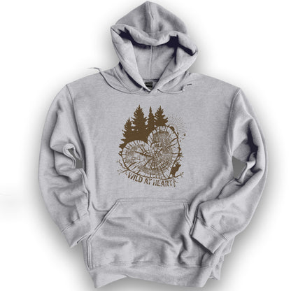 Wild At Heart Hoodie - Sport Grey