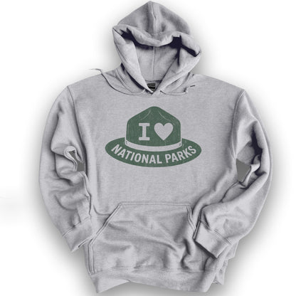Parks Ranger Hat Hoodie - Sport Grey