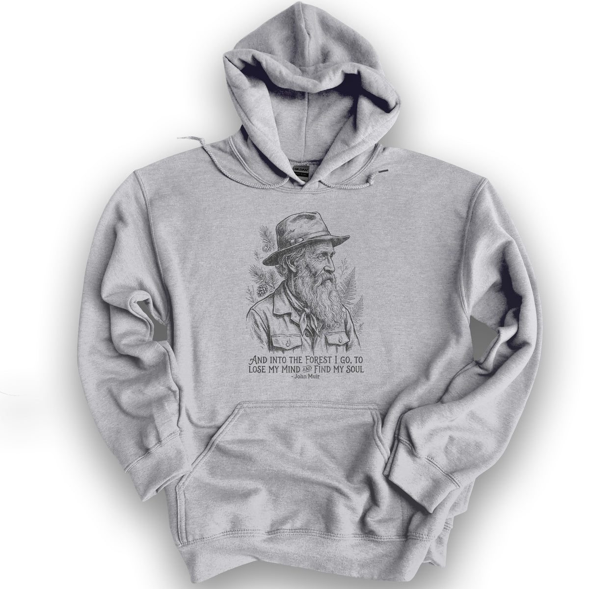 John Muir Forest Soul Hoodie - Sport Grey