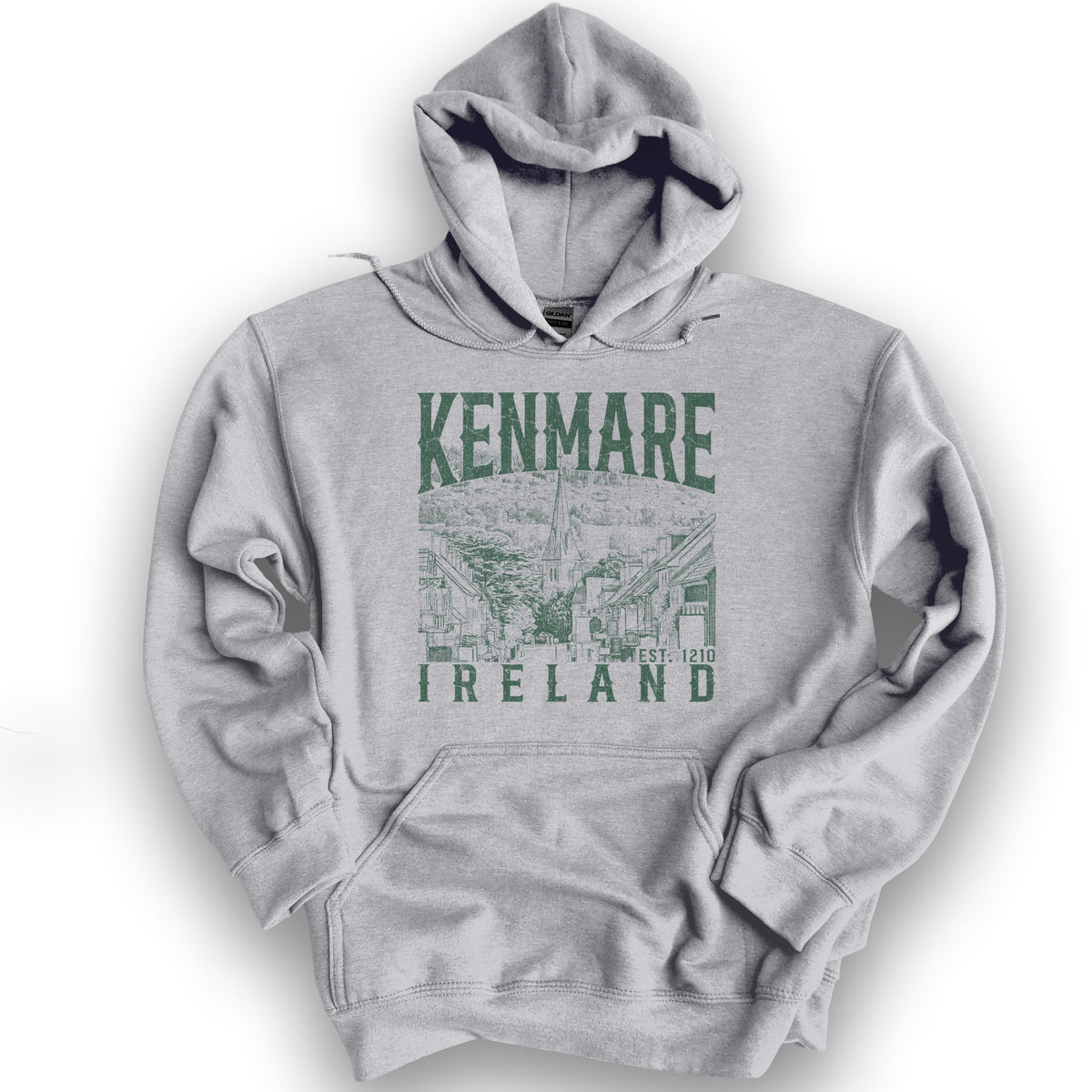 Kenmare Ireland Sketch Hoodie - Sport Grey