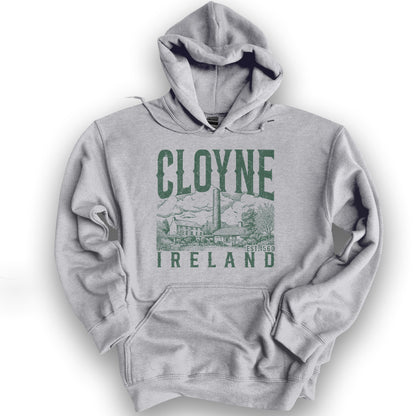 Cloyne Ireland Sketch Hoodie - Sport Grey