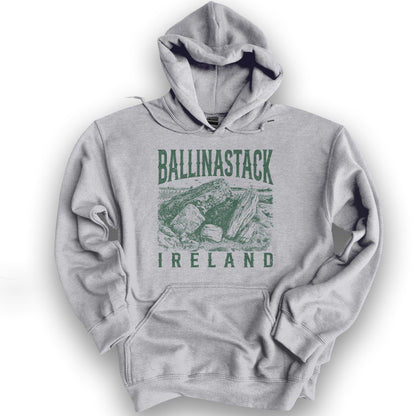 Ballinastack Ireland Sketch Hoodie - Sport Grey